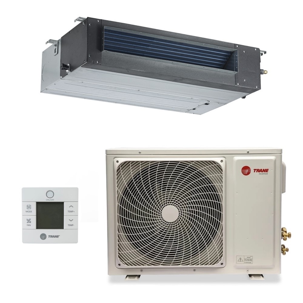 Vista 2 Ar-Condicionado Split Duto Inverter Trane U-Match 36.000 BTUs Quente/Frio 220V Monofásico Cinza Cinza