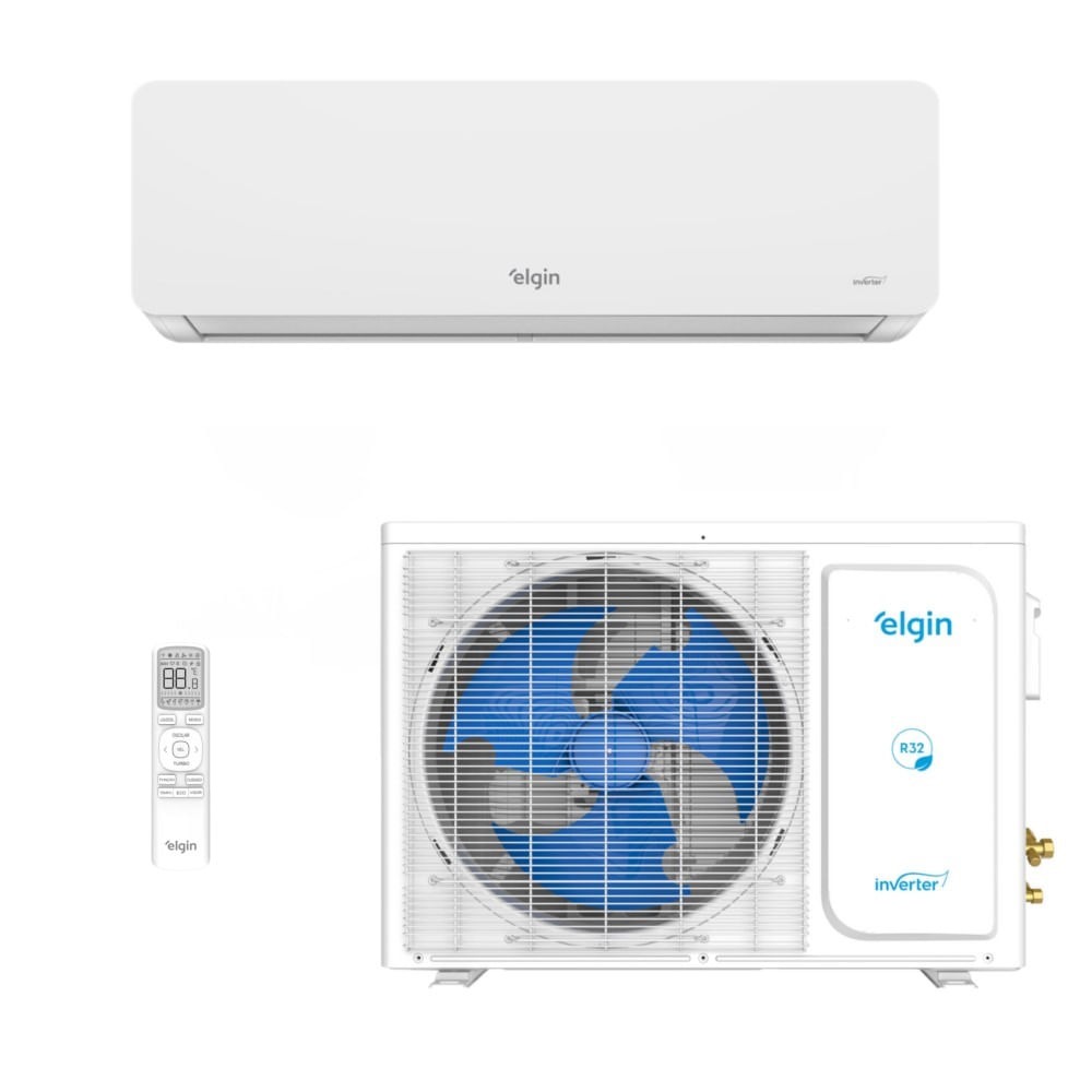 Vista 2 Ar-Condicionado Split HW Elgin Eco Dream Inverter Wi-Fi 24.000 BTUs R-32 Quente/Frio 220V Branco Branco