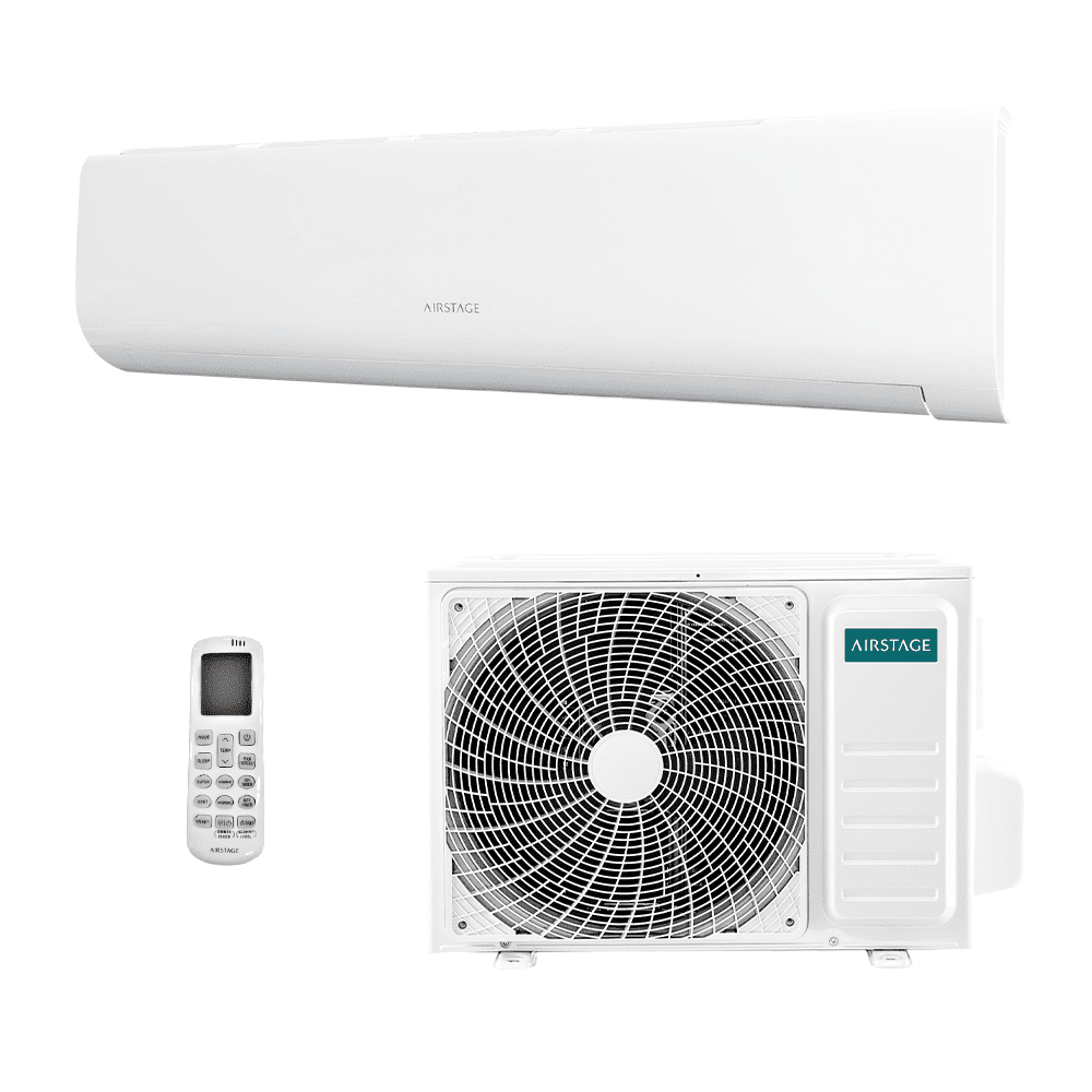 Vista 2 Ar-condicionado Split HW Inverter Fujitsu Airstage Essencial 9.000 BTUs R-32 Quente/Frio 220V Branco Branco